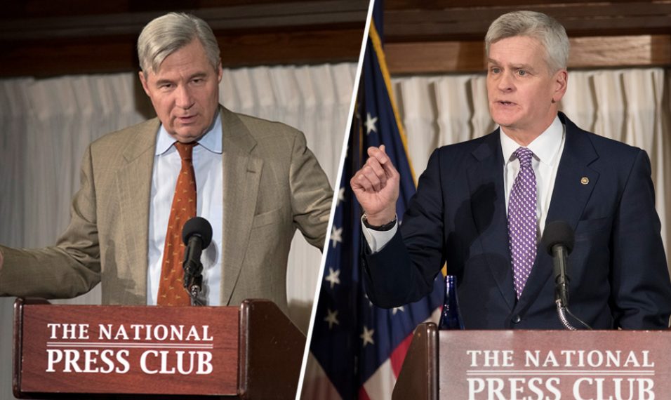 Senators Whitehouse and Cassidy address the Paying for Cures Conference
