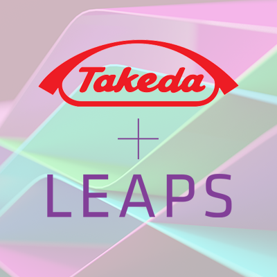 Takeda and LEAPS logos